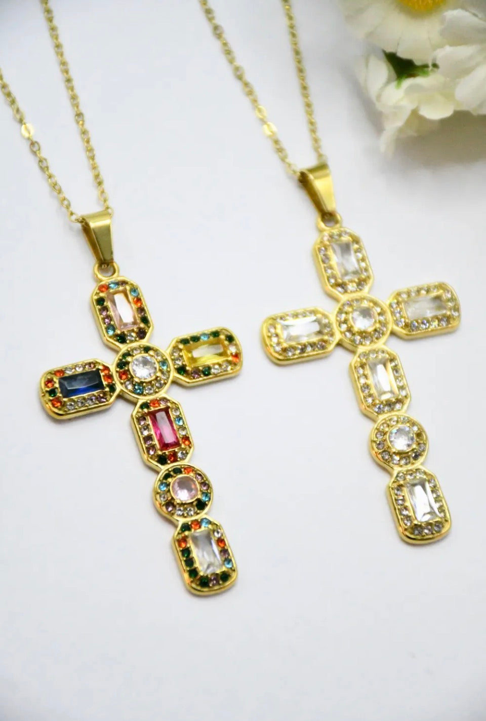 Collier croix