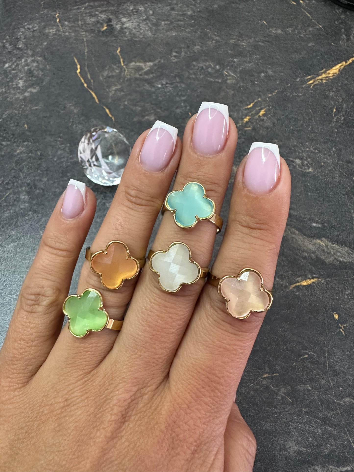 Bague van cristal