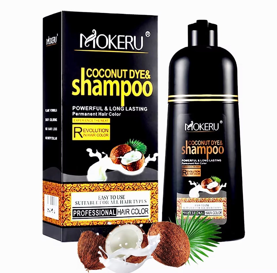 Shampooing, colorant noir 🥥🌴