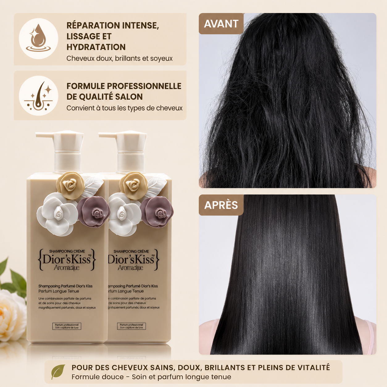 Shampooing & Après-Shampooing Haute Nutrition💎