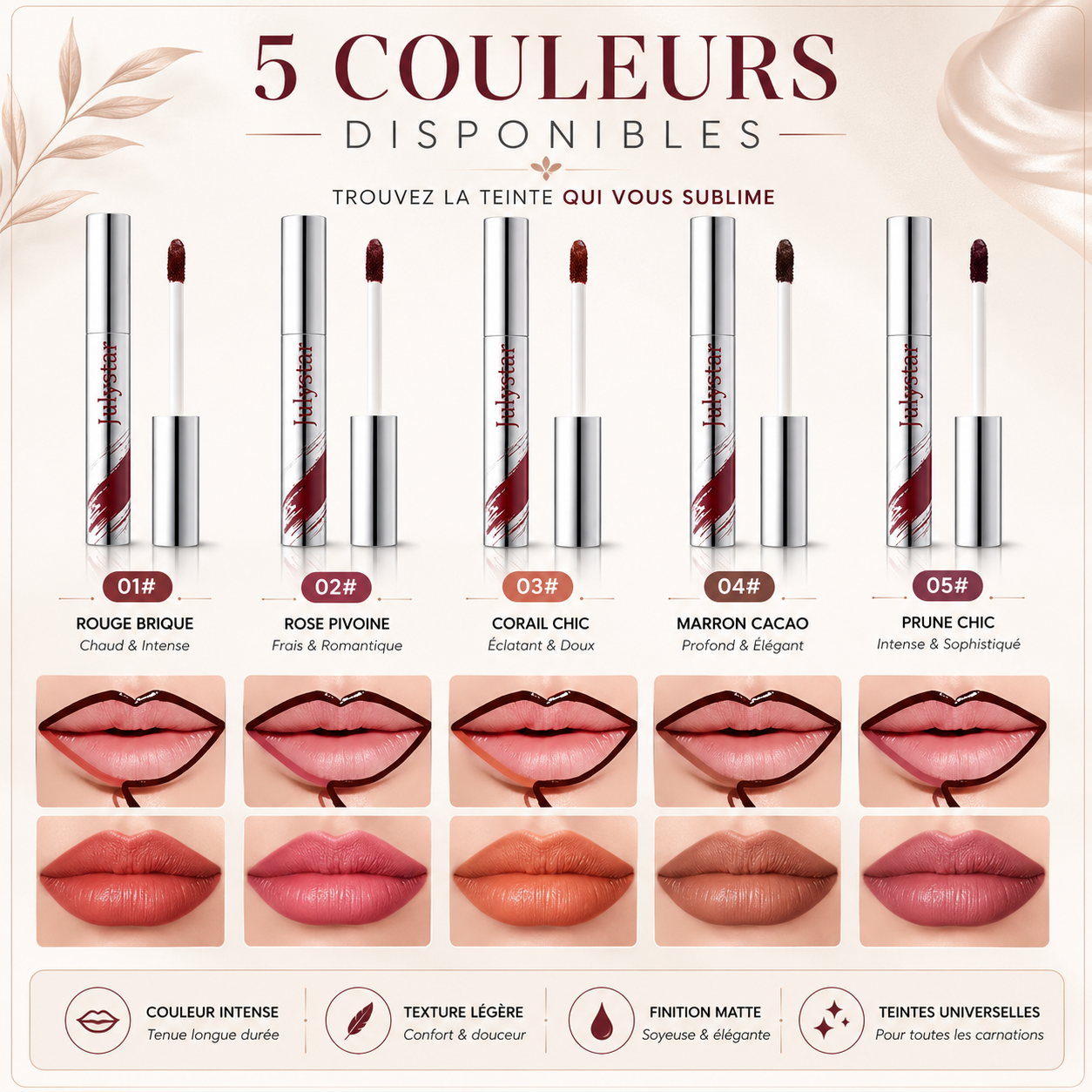Encre à Lèvres Matte Haute Tenue💄