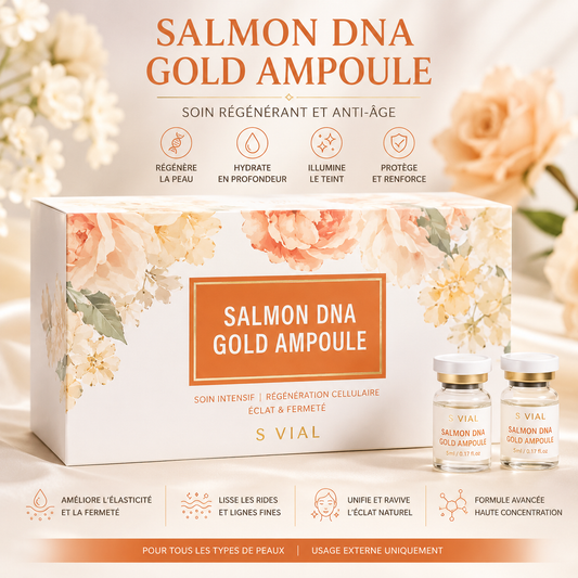 Salmon DNA Gold Ampoule – Soin Régénérant Intensif