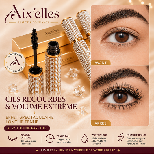 Mascara Diamant Waterproof – Volume & Longueur Extrêmes
